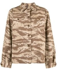 Nili Lotan - Camicia Con Stampa Camouflage - Lyst