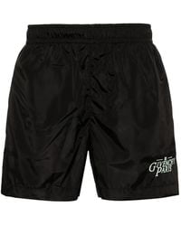 Givenchy - Bañador Con Logo Bordado - Lyst