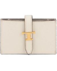 Tod's - T Timeless Leather Wallet - Lyst
