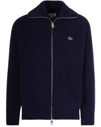 Lacoste - Cardigan mit Reißverschluss - Lyst
