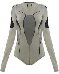Off-White c/o Virgil Abloh - Graphic-Print Long-Sleeve Bodysuit - Lyst