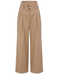 Monse - Triple-Waistband Pleated Trousers - Lyst