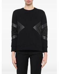 Neil Barrett - Quilted Panelled Sweatshirt - Lyst
