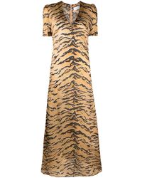 Zimmermann - Matchmaker Tiger-print Dress - Lyst