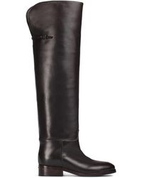 Le Silla - Charlotte Buckle-Detail Boots - Lyst