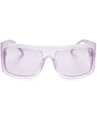 Linda Farrow - X The Attico Andre Oversize-frame Sunglasses - Lyst