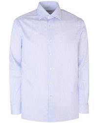 Pal Zileri - Striped Cotton Shirt - Lyst