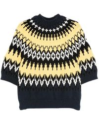 N°21 - Gemusterter Pullover Mit Rundem Ausschnitt - Lyst