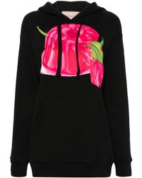 Gucci - Graphic-print Cotton Hoodie - Lyst