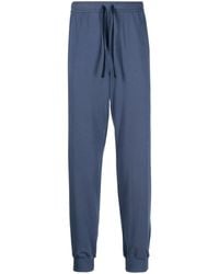BOSS - Drawstring-Waist Cotton Track Pants - Lyst