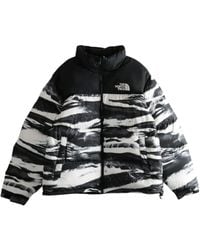 The North Face - Wave-Print Puffer Jacket - Lyst