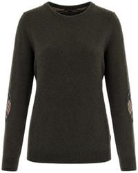 Barbour - Pendle Pullover Mit Rundem Ausschnitt - Lyst