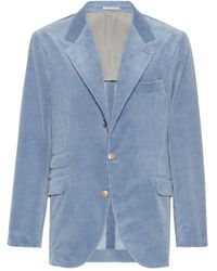 Brunello Cucinelli - Einreihiges Sakko Aus Cord - Lyst
