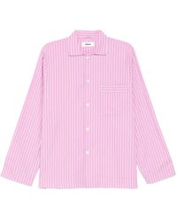 Tekla - Poplin Long-Sleeved Shirt - Lyst