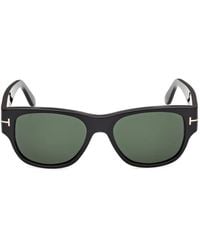 Tom Ford - T-Motif Rectangle-Frame Sunglasses - Lyst