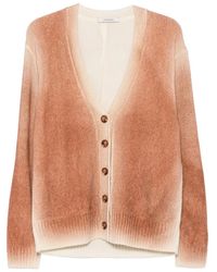 Dorothee Schumacher - Floral-Print V-Neck Cardigan - Lyst