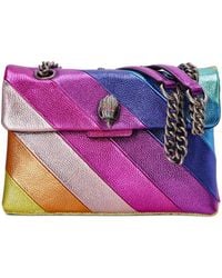 Kurt Geiger - Stripe Chain Shoulder Bag - Lyst