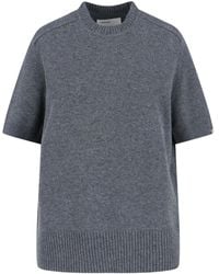 Extreme Cashmere - Short-Sleeve Ribbed Sweater - Lyst