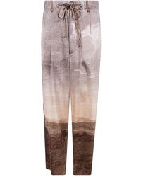 Pierre Louis Mascia - Hose mit Landschafts-Print - Lyst