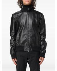Salvatore Santoro - Zip Leather Jacket - Lyst