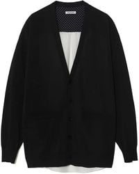 Undercover - Panelled Polka-Dot Cardigan - Lyst