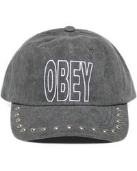 Obey - Stud-Embellished 6-Panel Cap - Lyst
