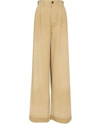 Maison Margiela - Wide-Leg Tailored Trousers - Lyst