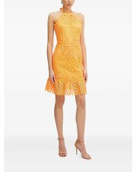 Silvian Heach - Vestido corto con cuello halter - Lyst