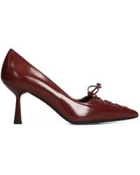 Chantal - Lace-Up Pointed-Toe Pumps - Lyst