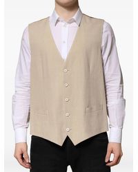 Dolce & Gabbana - Chaleco Con Botones - Lyst