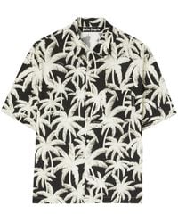Palm Angels - Camicia Palms con maniche corte - Lyst