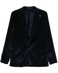 Tagliatore - Jacke aus Samt mit zwei Knöpfen - Lyst