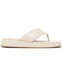Vicenza Thong-strap Sandals - White