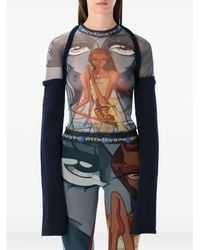 OTTOLINGER - Julien Mesh-Panel Long-Sleeve Top - Lyst