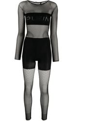 Philipp Plein - Mesh-panelled Jumpsuit - Lyst