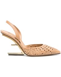 Fendi - First 95mm Leather Pumps - Lyst