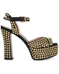 Moschino - Stud-Embelishment Sandals - Lyst
