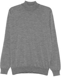 Lardini - Pullover mit Stehkragen - Lyst