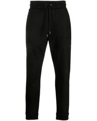 BOSS - Logo-patch Slim Track Trousers - Lyst