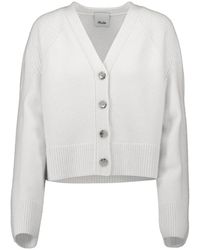 Allude - Buttoned V-Neck Cardigan - Lyst