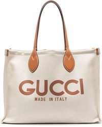 Gucci - Bolso shopper con logo - Lyst