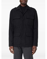 Paolo Pecora - Utility-Jacke Mit Brusttaschen - Lyst
