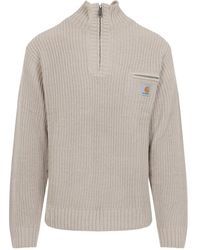 Carhartt - Jersey Detroit con media cremallera - Lyst