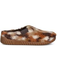 Napapijri - Noreg Fleece-Texture Camouflage-Pattern Slippers - Lyst