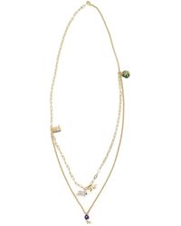 Burberry - Charm Double Layer Necklace​ - Lyst
