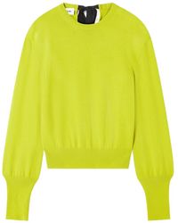 Lanvin - Gros Grain Detail Jumper - Lyst