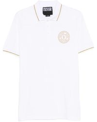 Versace Jeans Couture - Logo-Print Polo Shirt - Lyst