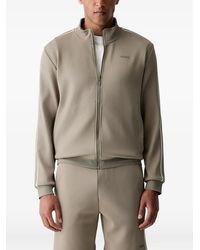 Guess - Side-Stripe Zip-Up Sweatshirt - Lyst
