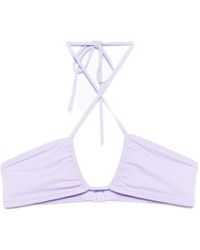 Mc2 Saint Barth - Top de bikini con cuello halter - Lyst