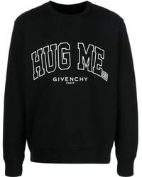 Givenchy - Sweat En Coton À Slogan Brodé - Lyst